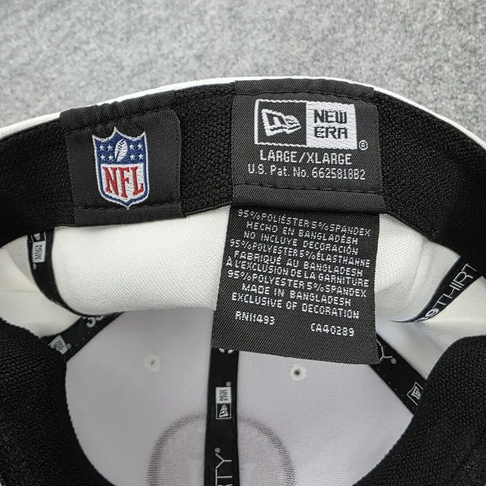 Washington Football Team Hat Cap Fitted Mens Large/XL White NFL Football New Era